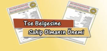 Tse Belgesine Sahip Olmanın Önemi