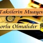 Taksilerin Muayenesi Raporlu Olmalıdır